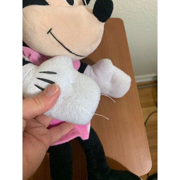 Disney Bundle Minnie Mouse 14" & 20" Plush Stuffed Animals Girls Beanie Toy - Picture 5 of 13